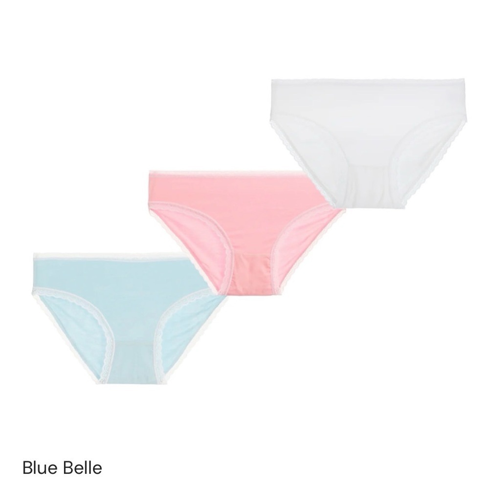 Bluebelle Soft Kids Underwear Set - White, Pink, Blue